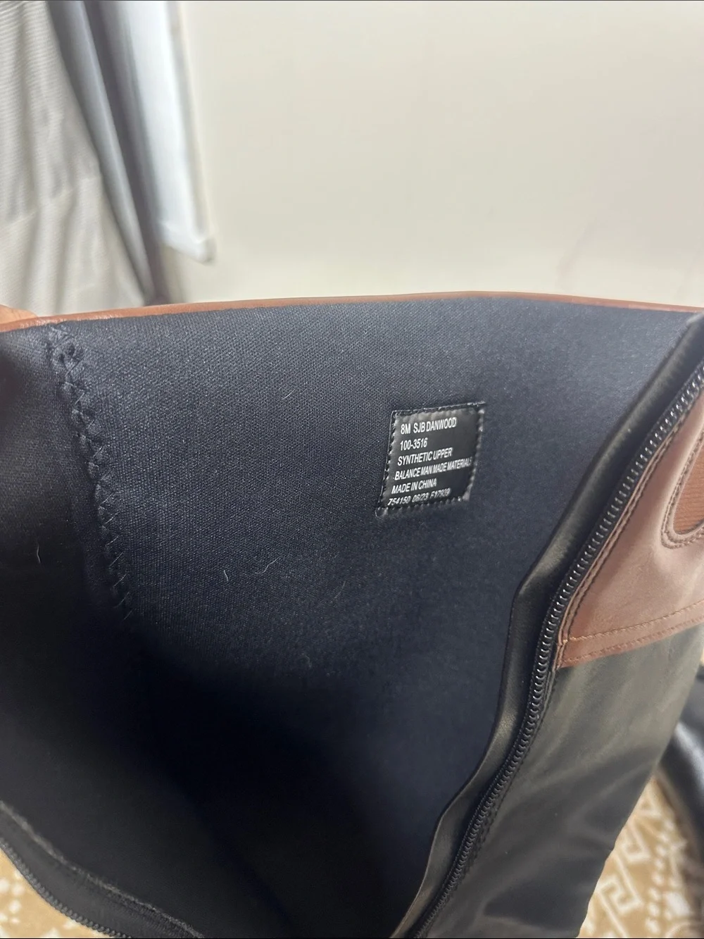 St. John's Bay Black and Brown Over-the-Knee Riding Boots